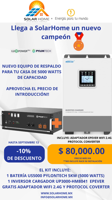 5KW SOLO EQUIPO